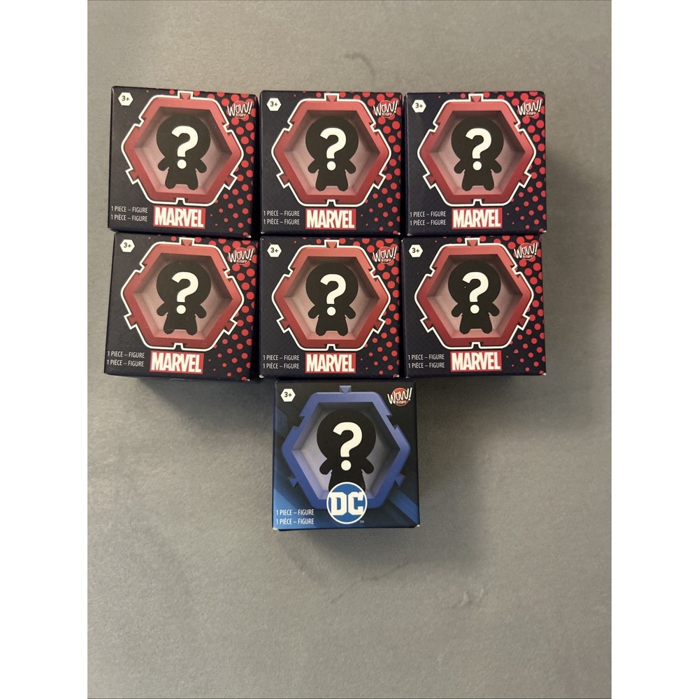 NEW Marvel Heroes - NANO PODS by Wow Stuff - Lot of 6 Figures UNOPENED Blind Box